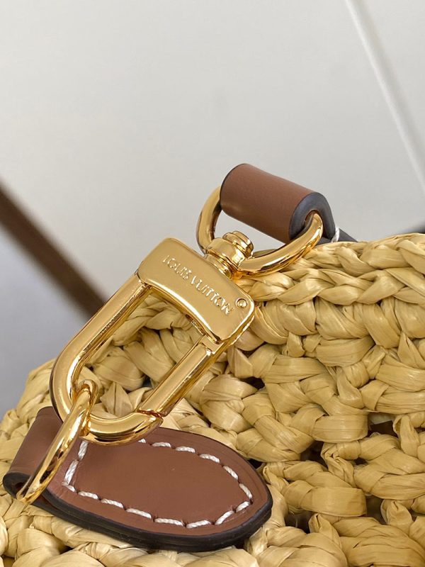 LOUIS VUITTON ナノ･スピーディ M83525 ナチュラル タン ラフィア 2WAY ハンドバッグ／ショルダーバッグ レディース - 画像 (5)