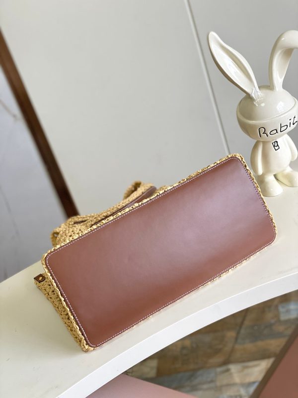 LOUIS VUITTON オンザゴー MM M24723 ルイヴィトン トートバッグ 限定 ナチュラル タン ナチュラルラフィア 超N品 - 画像 (7)