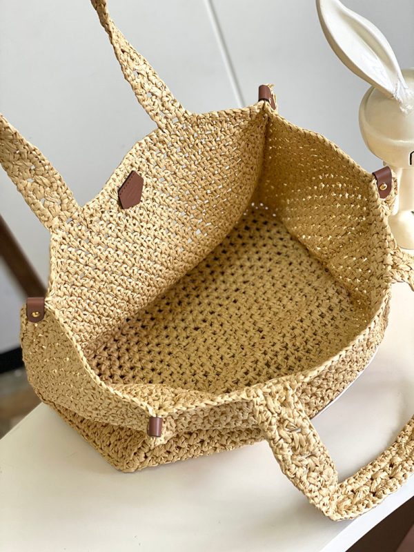 LOUIS VUITTON オンザゴー MM M24723 ルイヴィトン トートバッグ 限定 ナチュラル タン ナチュラルラフィア 超N品 - 画像 (2)
