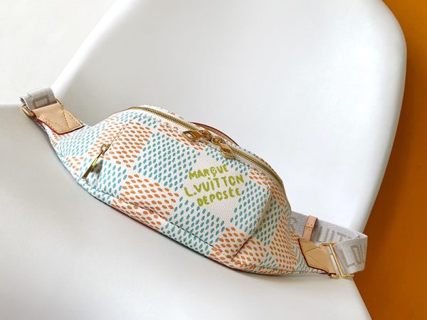 LOUIS VUITTON バムバッグ ボディバック M40736 ピーチ lv301185 超N品 ルイヴィトン バムバッグ メンズ - 画像 (7)
