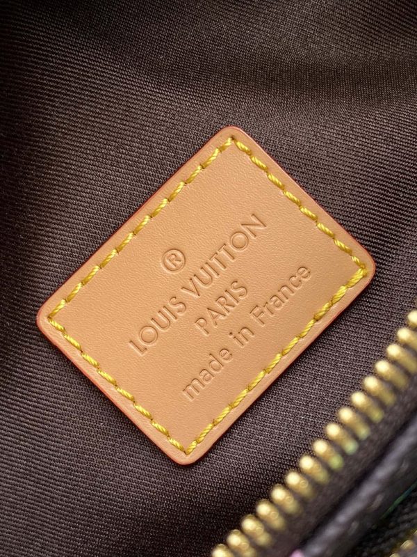 LOUIS VUITTON ルイヴィトン M24858 ラッシュ・バムバッグ モノグラム･クラギー ブラウン 超N品 - 画像 (3)
