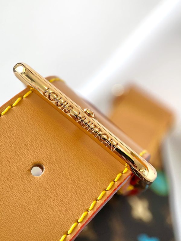 LOUIS VUITTON ルイヴィトン M24858 ラッシュ・バムバッグ モノグラム･クラギー ブラウン 超N品 - 画像 (2)