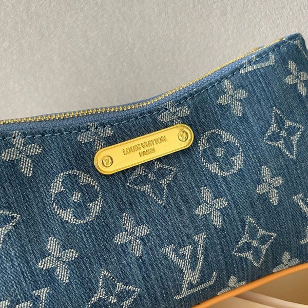 ルイヴィトン ポシェット・リヴ M83532 ショルダーバッグ モノグラムデニム スカイブルー N品 - 画像 (5)