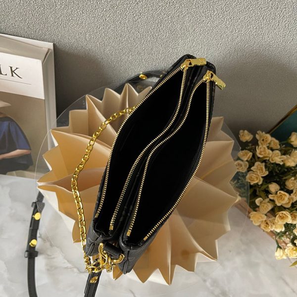 ルイヴィトン ショルダーバッグ/メッセンジャーバッグ lv301201 ポシェット･リヴ ブラック N品 ルイヴィトン リヴ チェーンバッグ - 画像 (3)