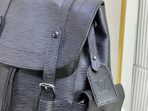 ルイヴィトン クリストファーMM エピXL リュックサック バックパック リュック M24326 ブラック エピ レザー N品 - 画像 (7)