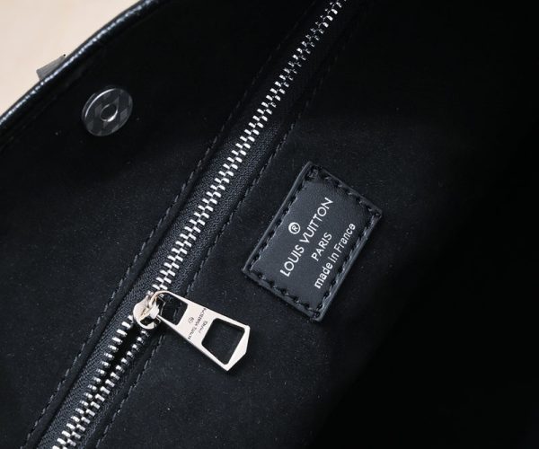 ルイヴィトン キャリーオール ダーク MM M25143 ショルダーバッグ ブラック N品 キャリーオールショルダーバッグ - 画像 (2)