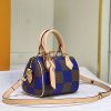 ルイヴィトン アウトレット 店舗 LV スピーディ･バンドリエール 18 lv301209 ブルー N品 ルイヴィトン スピーディミニ - 画像 (8)
