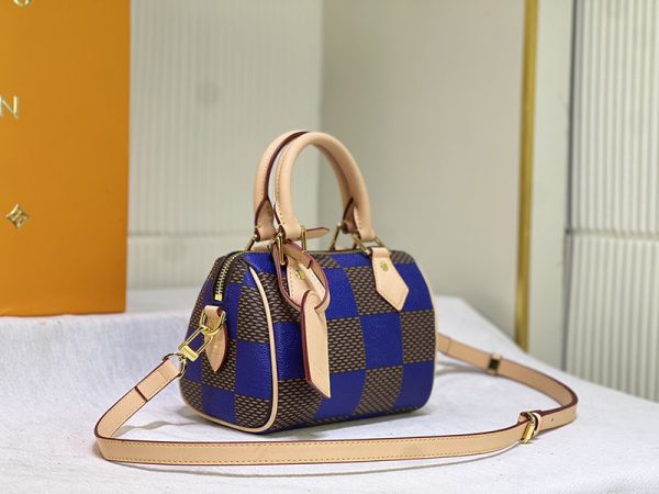 ルイヴィトン アウトレット 店舗 LV スピーディ･バンドリエール 18 lv301209 ブルー N品 ルイヴィトン スピーディミニ - 画像 (8)