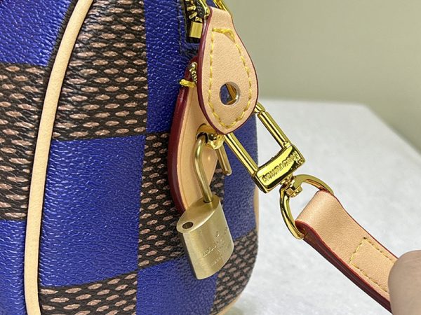 ルイヴィトン アウトレット 店舗 LV スピーディ･バンドリエール 18 lv301209 ブルー N品 ルイヴィトン スピーディミニ - 画像 (5)