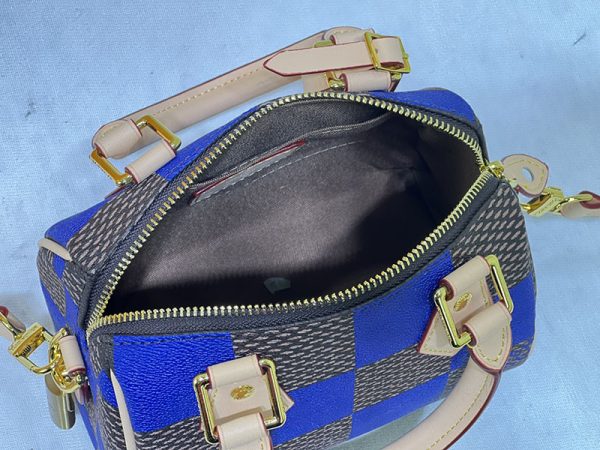 ルイヴィトン アウトレット 店舗 LV スピーディ･バンドリエール 18 lv301209 ブルー N品 ルイヴィトン スピーディミニ - 画像 (3)