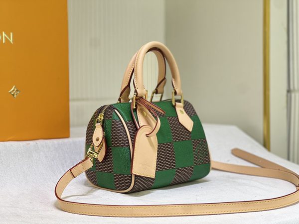 ルイヴィトン アウトレット 店舗 LV スピーディ･バンドリエール 18 lv301210 グリーン N品 ルイヴィトン スピーディミニ - 画像 (9)