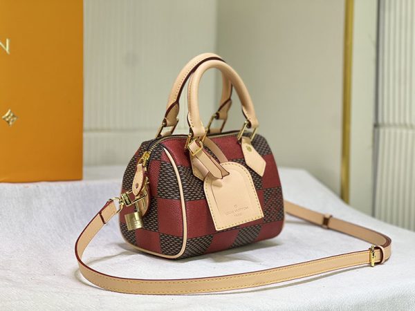 ルイヴィトン スピーディ バンドリエール18 ハンドバッグ バッグ レディース N40611 ルージュ N品 - 画像 (9)