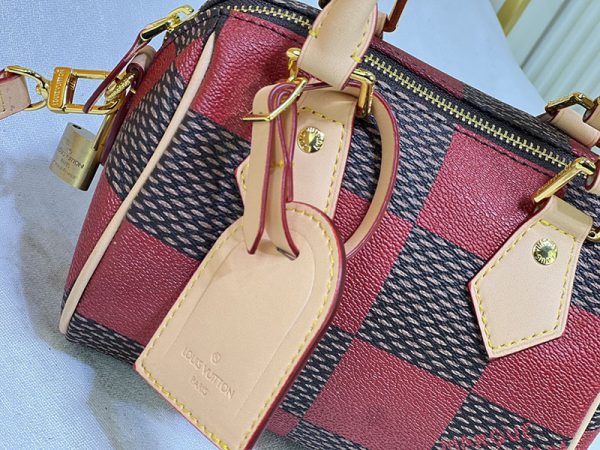 ルイヴィトン スピーディ バンドリエール18 ハンドバッグ バッグ レディース N40611 ルージュ N品 - 画像 (7)