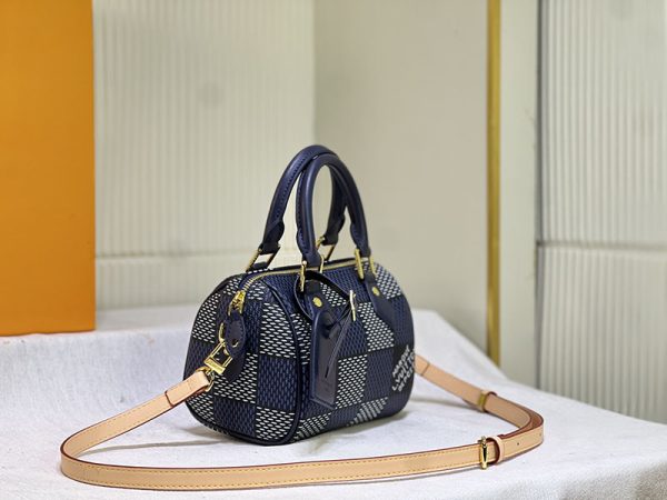 ルイヴィトン アウトレット 店舗 LV スピーディ･バンドリエール 18 lv301212 ブルー N品 ルイヴィトン ミニスピーディ 定価 - 画像 (9)