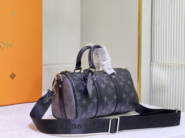 ルイヴィトン モノグラム エクリプス リバース キーポル バンドリエール 25cm M46271 ボストンバッグ N品 - 画像 (9)
