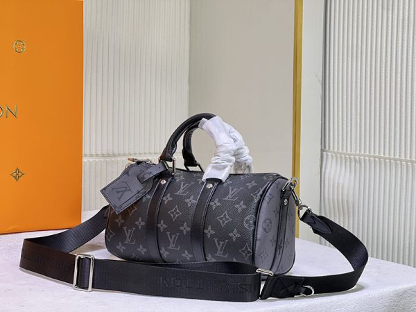 ルイヴィトン モノグラム エクリプス リバース キーポル バンドリエール 25cm M46271 ボストンバッグ N品 - 画像 (8)