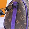 ルイヴィトン モノグラム LVラバー キーポルXS レディース 2WAYバッグ lv301225 パープル N品 ルイヴィトンスピーディ25人気 - 画像 (5)