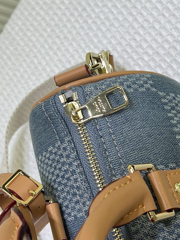 ルイヴィトン アウトレット 店舗 モノグラム ウォッシュ キーポル バンドリエール 25 ボストンバッグ lv301229 N品 スピーディ25 ダミエ - 画像 (4)