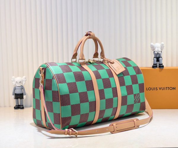 ルイヴィトン アウトレット 店舗 キーポル バンドリエール50 ヴェール グリーン ブラウン lv301231 N品 ルイヴィトン メンズ バッグ 安い - 画像 (8)