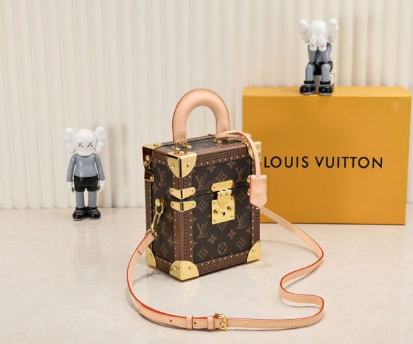 ルイヴィトン ハンドバッグ モノグラム・アンプラント カメラボックス M10079 2wayショルダーバッグ ブラウン - 画像 (8)