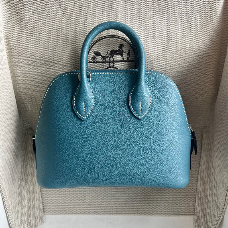 エルメス バッグ アウトレット HERMES ボリード1923 ミニ ニューブルージーン エバーカラー シルバー金具 2521237 ボリード1923 ミニ 定価 - 画像 (2)