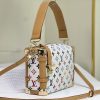 ルイヴィトン M46907 サイドトランクMM 2WAY ショルダーバッグ ハンドバッグ モノグラムデュンヌ レディース N品 - 画像 (9)