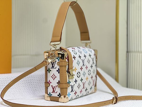 ルイヴィトン M46907 サイドトランクMM 2WAY ショルダーバッグ ハンドバッグ モノグラムデュンヌ レディース N品 - 画像 (9)