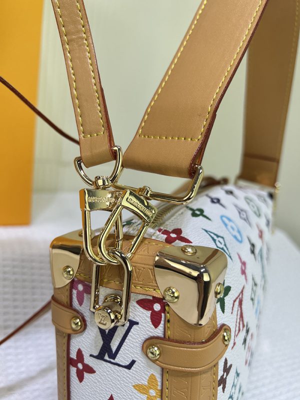 ルイヴィトン M46907 サイドトランクMM 2WAY ショルダーバッグ ハンドバッグ モノグラムデュンヌ レディース N品 - 画像 (4)