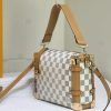 ルイヴィトン N40712 サイドトランクMM 2WAY ショルダーバッグ ハンドバッグ ダミエ レディース ホワイト N品 - 画像 (8)