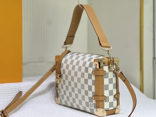 ルイヴィトン N40712 サイドトランクMM 2WAY ショルダーバッグ ハンドバッグ ダミエ レディース ホワイト N品 - 画像 (8)