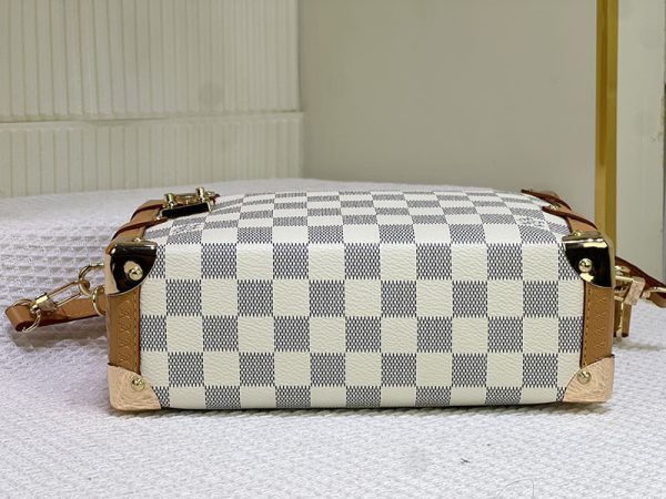 ルイヴィトン N40712 サイドトランクMM 2WAY ショルダーバッグ ハンドバッグ ダミエ レディース ホワイト N品 - 画像 (6)