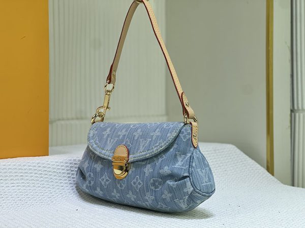 ルイヴィトン モノグラムデニム ミニプリーティ ハンドバッグ ショルダーバッグ lv301241 N品 ルイヴィトン モノグラムデニム バッグ - 画像 (8)