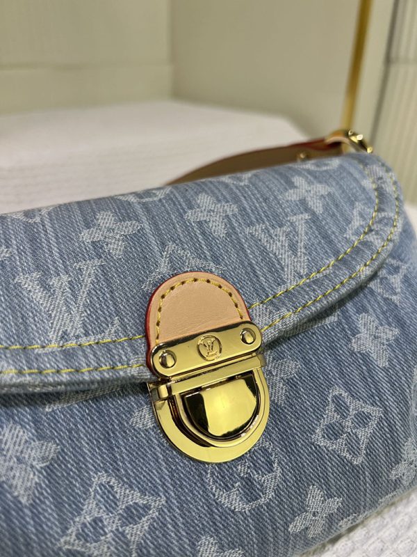 ルイヴィトン モノグラムデニム ミニプリーティ ハンドバッグ ショルダーバッグ lv301241 N品 ルイヴィトン モノグラムデニム バッグ - 画像 (5)