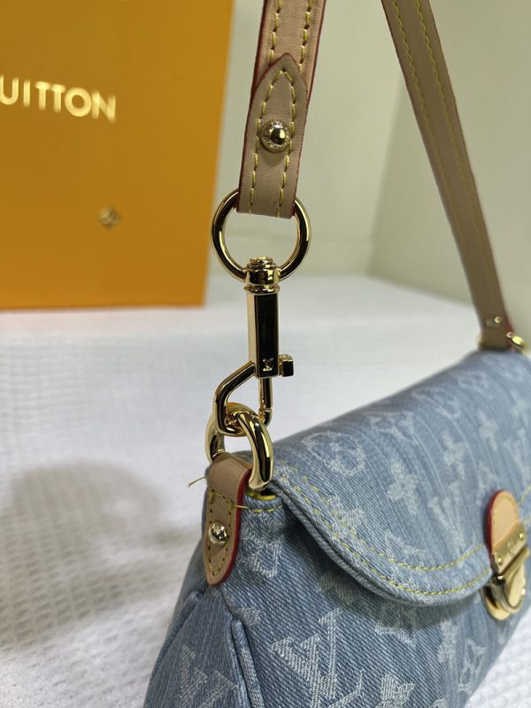 ルイヴィトン モノグラムデニム ミニプリーティ ハンドバッグ ショルダーバッグ lv301241 N品 ルイヴィトン モノグラムデニム バッグ - 画像 (4)