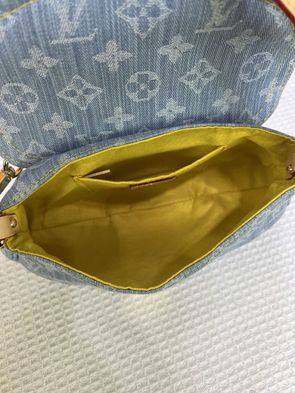 ルイヴィトン モノグラムデニム ミニプリーティ ハンドバッグ ショルダーバッグ lv301241 N品 ルイヴィトン モノグラムデニム バッグ - 画像 (2)