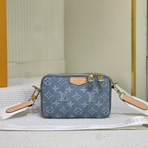 ヴィトン デニム ショルダーバッグ