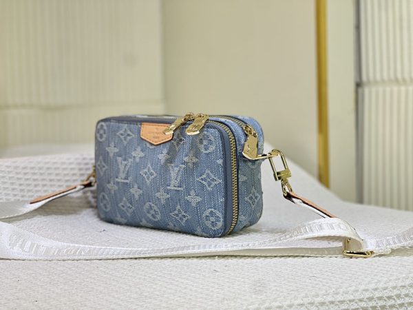ルイヴィトン アルファ ウエアラブル ウォレット lv301242 ブルーデニム N品 ヴィトン デニム ショルダーバッグ - 画像 (8)