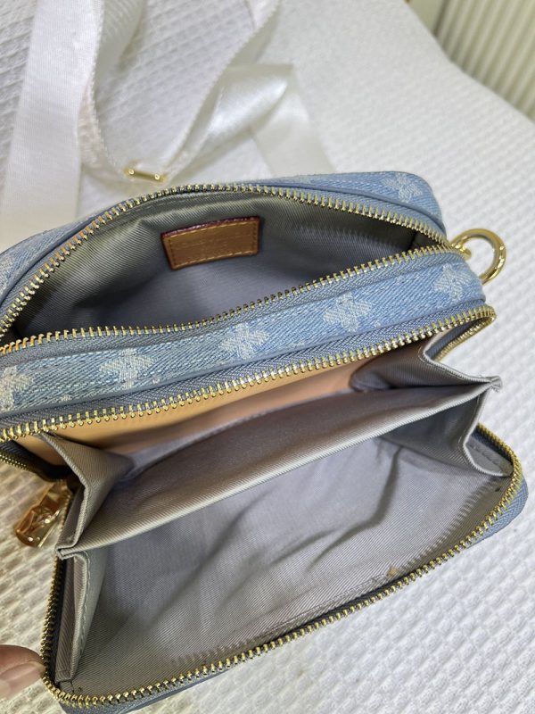 ルイヴィトン アルファ ウエアラブル ウォレット lv301242 ブルーデニム N品 ヴィトン デニム ショルダーバッグ - 画像 (2)