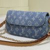 ルイヴィトン モノグラムデニム ミニプリーティ ハンドバッグ ミニバッグ lv301243 N品 ヴィトン デニム バッグ 新作 - 画像 (7)