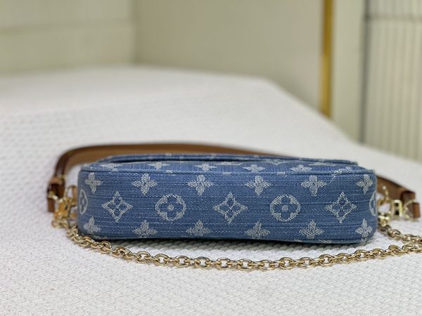 ルイヴィトン モノグラムデニム ミニプリーティ ハンドバッグ ミニバッグ lv301243 N品 ヴィトン デニム バッグ 新作 - 画像 (5)