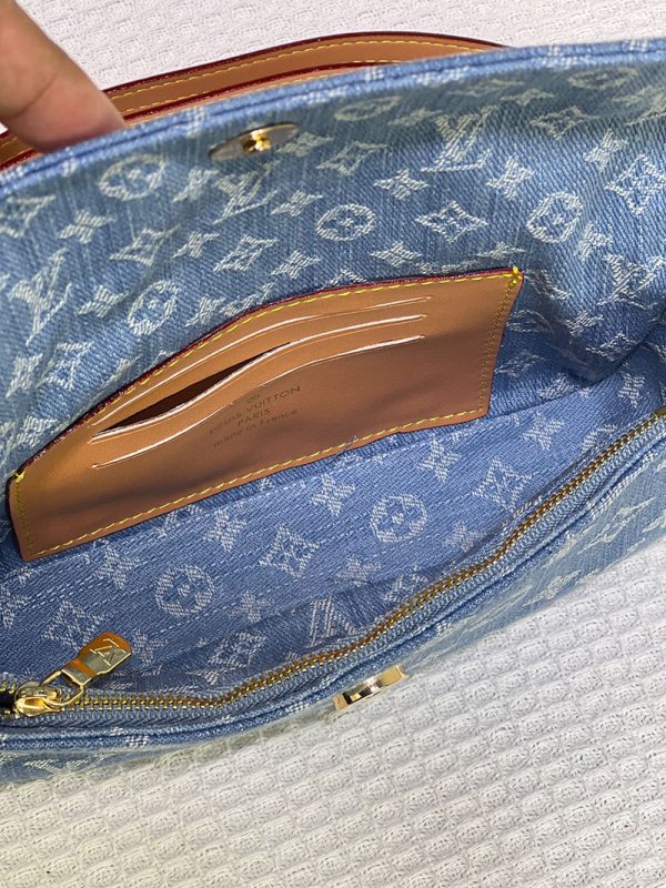 ルイヴィトン モノグラムデニム ミニプリーティ ハンドバッグ ミニバッグ lv301243 N品 ヴィトン デニム バッグ 新作 - 画像 (2)