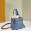 ルイヴィトン オンザゴー BB モノグラム･デニム ミニバッグ lv301245 N品 ルイヴィトン トートバッグ 布 本物 - 画像 (9)