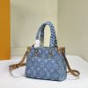 ルイヴィトン オンザゴー BB モノグラム･デニム ミニバッグ lv301245 N品 ルイヴィトン トートバッグ 布 本物 - 画像 (8)