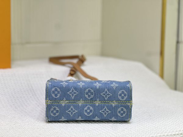 ルイヴィトン オンザゴー BB モノグラム･デニム ミニバッグ lv301245 N品 ルイヴィトン トートバッグ 布 本物 - 画像 (5)