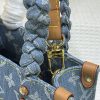 ルイヴィトン オンザゴー BB モノグラム･デニム ミニバッグ lv301245 N品 ルイヴィトン トートバッグ 布 本物 - 画像 (4)
