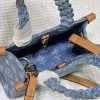 ルイヴィトン オンザゴー BB モノグラム･デニム ミニバッグ lv301245 N品 ルイヴィトン トートバッグ 布 本物 - 画像 (3)