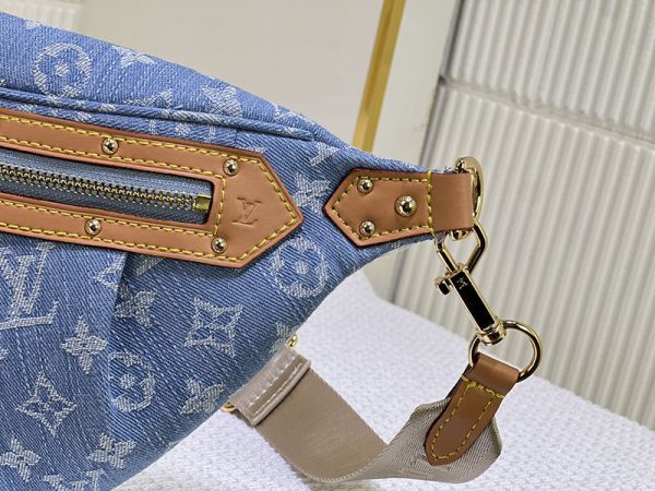 ルイヴィトン モノグラム デニム ハイ ライズ M46837 レディース ショルダーバッグ ボディバッグ N品 - 画像 (6)