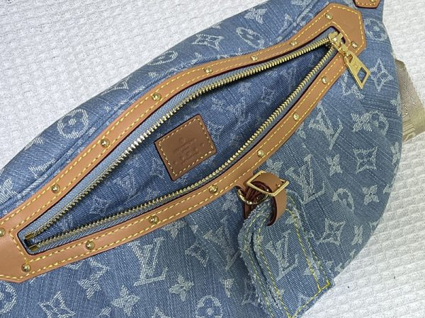 ルイヴィトン モノグラム デニム ハイ ライズ M46837 レディース ショルダーバッグ ボディバッグ N品 - 画像 (3)