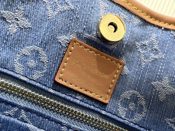 ルイヴィトン モノグラム デニム キャリーオールNM MM M46855 レディース ショルダーバッグ N品 - 画像 (2)