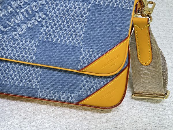 ルイヴィトン ショルダーバッグ メンズ 2Way ハンドバッグ lv301249 N品 ルイヴィトン モノグラムデニム バッグ - 画像 (4)